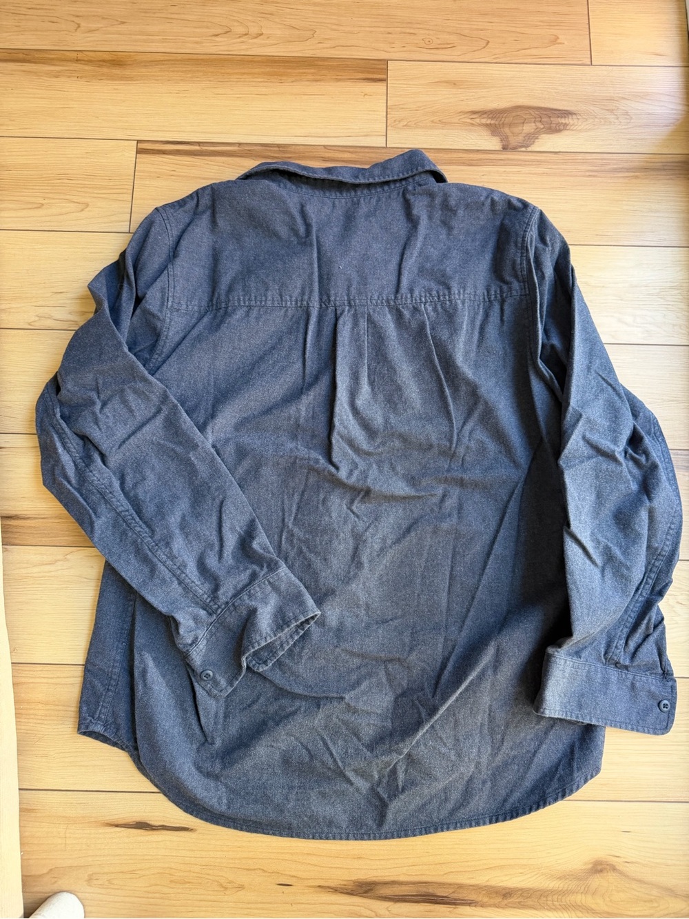 REI Cooperative Blue Cotton Ling Sleeve Button Down Mens Shirt Size Large - Picture 2 of 4